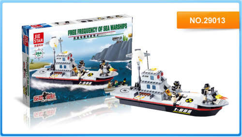 Building Blocks - War Ship 284pcs