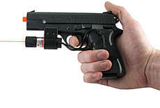 OMEGA M645 BB GUN WITH LASER ATTACHMENT