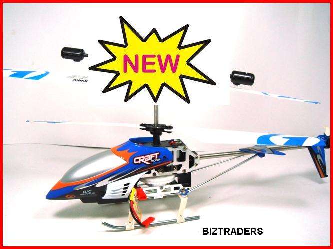 3 CH CRAFT METAL HELICOPTER WITH GYRO - SPARES IN STOCK!!!