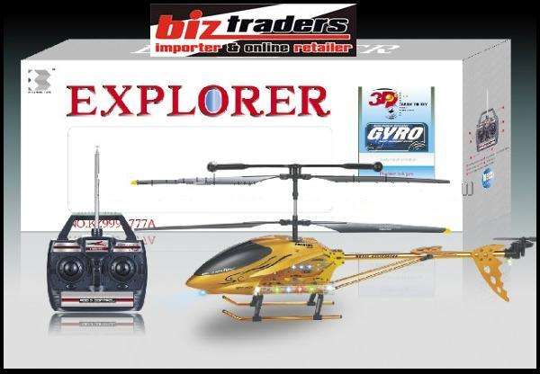 NEW 70CM KZ999-777A HELICOPTER WITH SPARE BLADES