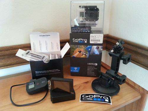 GoPro Hero3 Black Edition with Extras