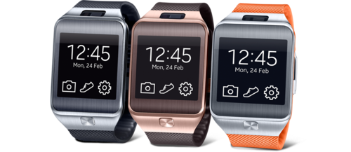Samsung SM-R380 Galaxy Gear2 smart watch - Charcoal Black