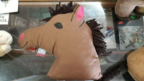Stuffed Handmade Horse Head Decorative