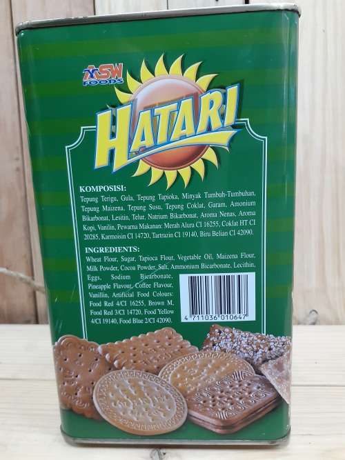 Collectable Tin - Hatari Asst. Biscuits