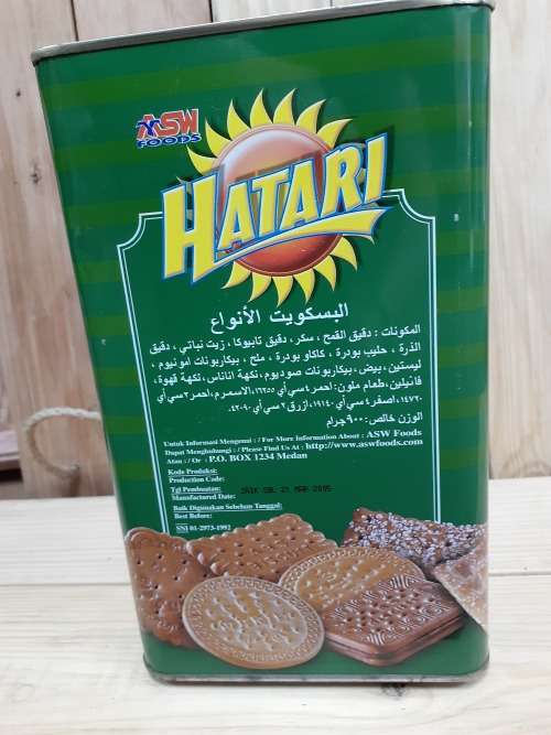 Collectable Tin - Hatari Asst. Biscuits
