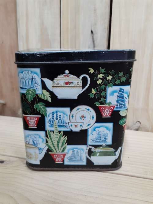Collectible Tin - Tea, Ships & Plants