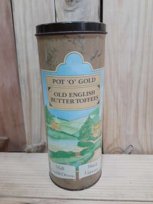 Collectible Tin - Pot`o`Gold Old English Butter Toffees