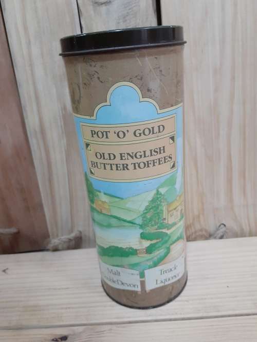 Collectible Tin - Pot`o`Gold Old English Butter Toffees