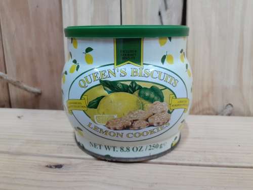 Collectible Tin - Queen`s Biscuits Lemon Cookies