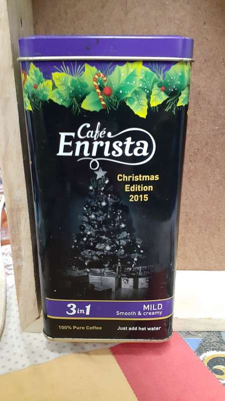 Collectible Tin - Cafe Enrista 3in1 Coffee Christmas 2015