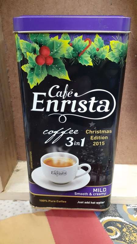 Collectible Tin - Cafe Enrista 3in1 Coffee Christmas 2015