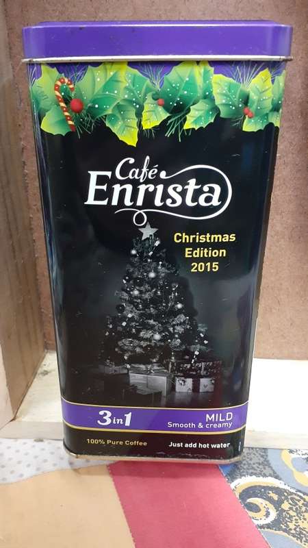 Collectible Tin - Cafe Enrista 3in1 Coffee Christmas 2015
