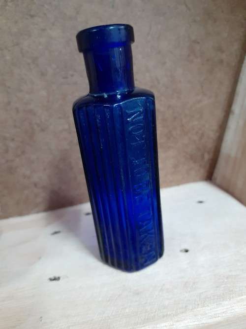 Collectible Glass Poison Bottle - S.A.R. & H.