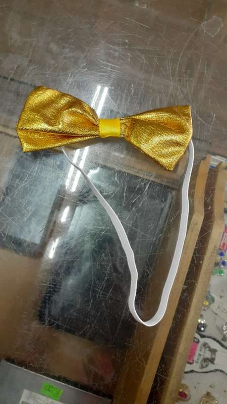 Metallic Bow Tie - Gold