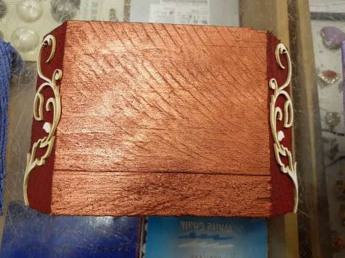 Hand Painted Wood - Blank Bronze