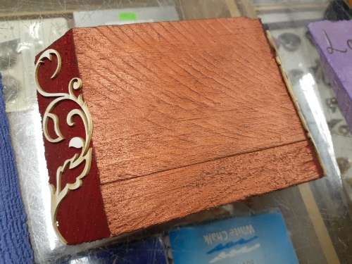 Hand Painted Wood - Blank Bronze