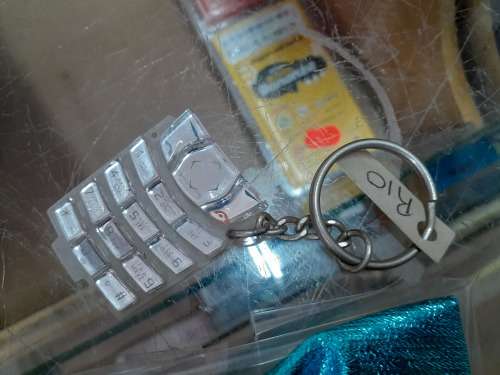 Handmade novelty Keyring - Keypad