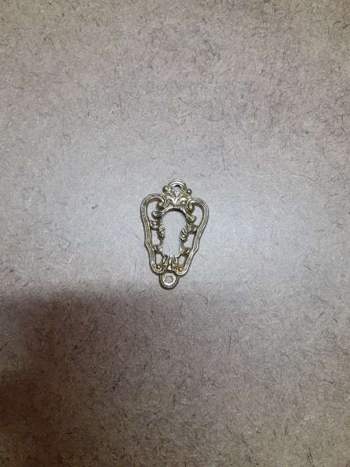 Vintage Brass Keyhole Embellishment