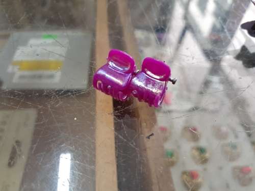 Purple hair Clips - Set of 2