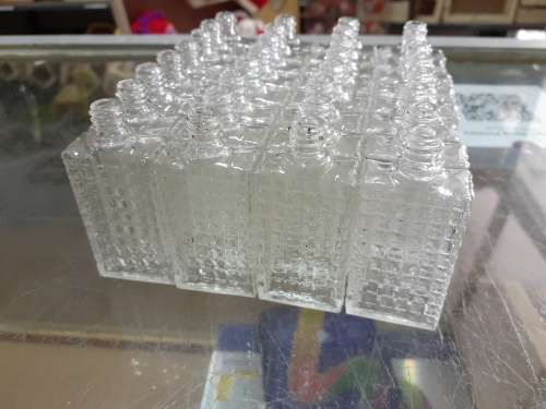 Collectable Small Glass Bottles - Rectangular