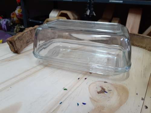 Arcoroc Glass Butter Dish