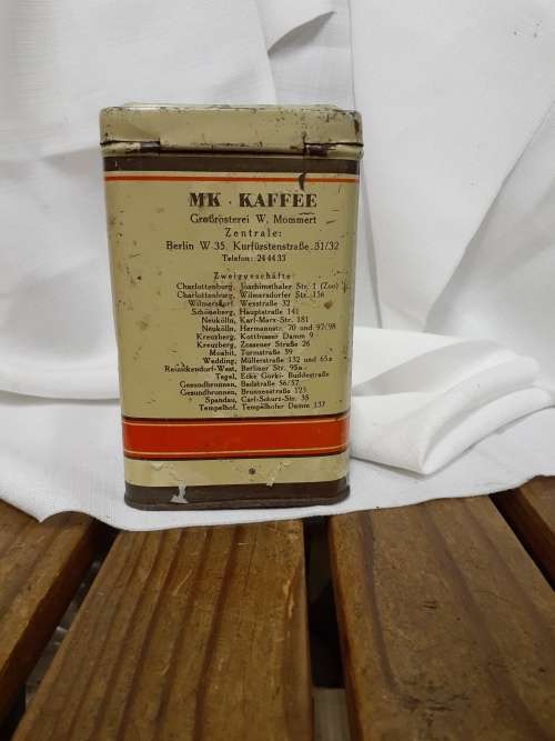 Collectible Tin - MK Kaffee German Coffee