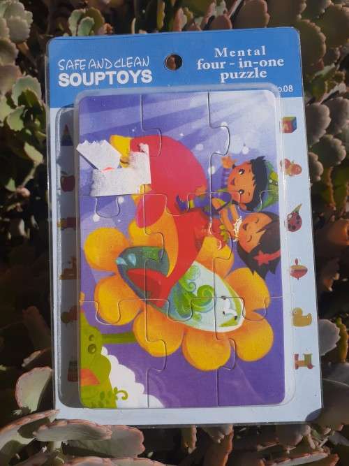 Wooden Jigsaw Puzzles - 4-in-1