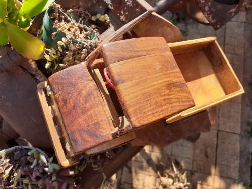 Hand carved Wooden Car - Unimog