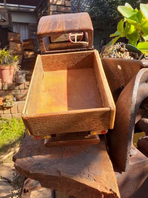 Hand carved Wooden Car - Unimog