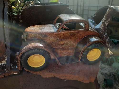 Hand carved Wooden Car - Glitter `Rod
