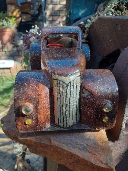 Hand carved Wooden Car - Glitter `Rod