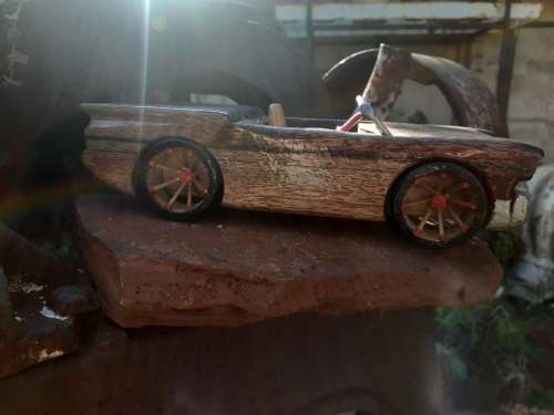 Hand carved Wooden Car - Custom Chevrolet Bel-Air