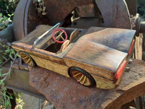 Hand carved Wooden Car - Custom Chevrolet Bel-Air