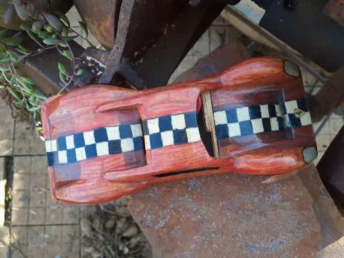 Hand carved Wooden Car - Ferrari P4
