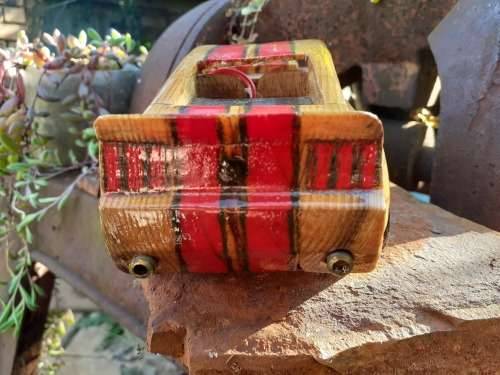 Hand carved Wooden Car - Mustang