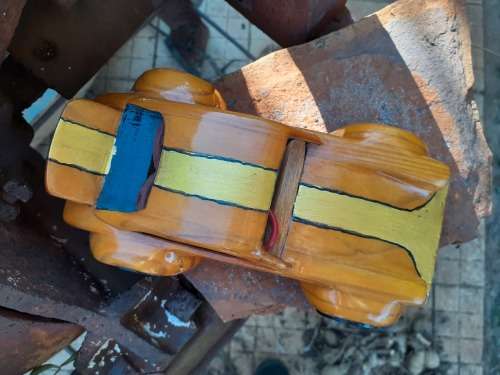 Hand carved Wooden Car - Porsche 911
