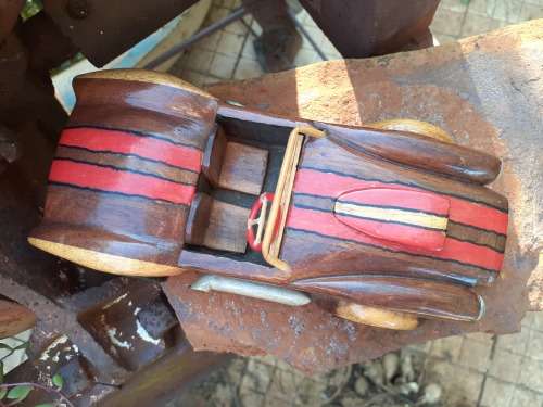 Hand carved Wooden Car - Shelby Cobra