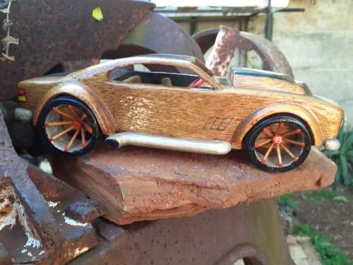 Hand carved Wooden Car - Ford Fairmont GT