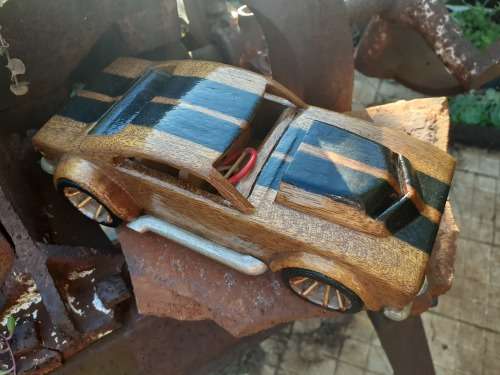 Hand carved Wooden Car - Ford Fairmont GT