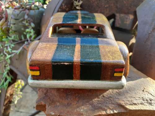 Hand carved Wooden Car - Ford Fairmont GT
