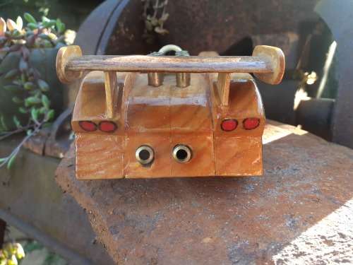 Hand carved Wooden Car - BRM Racecar