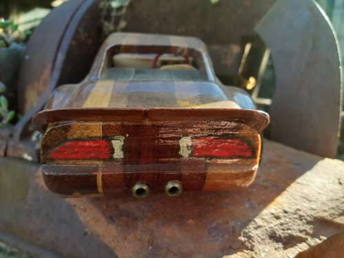Hand carved Wooden Car - Pontiac Trans Am