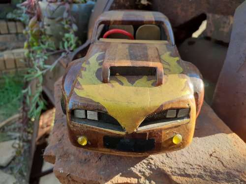 Hand carved Wooden Car - Pontiac Trans Am