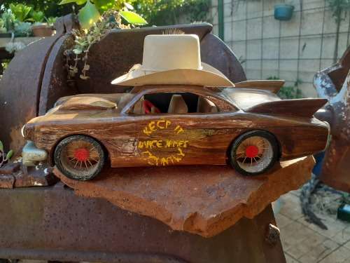 Hand carved Wooden Car - Lance James Cadillac