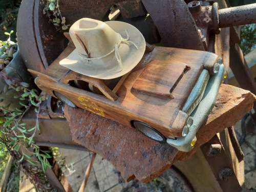 Hand carved Wooden Car - Lance James Cadillac