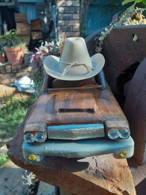 Hand carved Wooden Car - Lance James Cadillac
