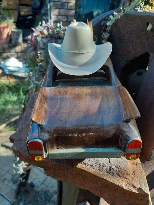 Hand carved Wooden Car - Lance James Cadillac