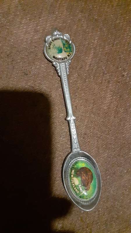 Souvenir Spoon - Lady Knox Geyser, Waiotapu N.Z.