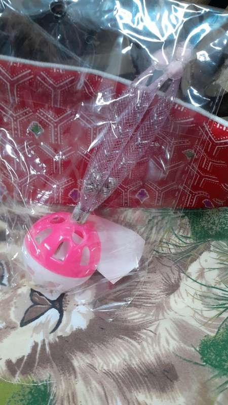 Cat Toy Bell Ball - Pink