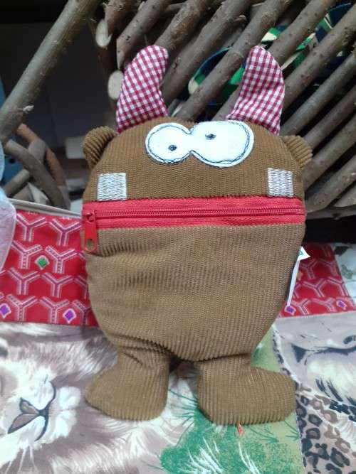 Mimos the `Sorgenmonster` - Worry eater Little Monster soft toy